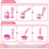 image:imageBABESIDE 12 Baby Doll Full Vinyl with Pink Bear Outfit Set amp Feeding Set