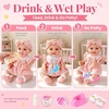 image:imageBABESIDE 12 Baby Doll with Drink amp Wet Function amp Care Accessories