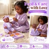 image:imageBABESIDE 12 Inch Black Baby Doll Full Vinyl with Accessories for Girls