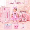 image:imageBABESIDE 15 Baby Doll Set with Ballet Doll Carrier Backpack amp Accessories