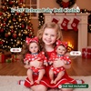 image:imageBABESIDE 3 Pcs Christmas Reborn Baby Doll Clothes Set for 1722 Inch Dolls Santa Outfit with Romper Pants amp Headband Holiday Reborn Babydoll Accessories for Girls Doll Not Included