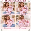 image:imageBABESIDE Baby Doll Accessories with Bassinet for 1722 Inch Dolls