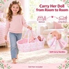 image:imageBABESIDE Baby Doll Accessories with Bassinet for 1722 Inch Dolls