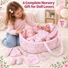 image:imageBABESIDE Baby Doll Accessories with Bassinet for 1722 Inch Dolls