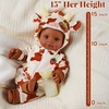 image:imageBABESIDE Black Baby Doll Girl 15 Inch Soft Cloth Body Realistic Dolls