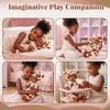 image:imageBABESIDE Black Baby Doll Girl 15 Inch Soft Cloth Body Realistic Dolls