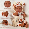 image:imageBABESIDE Black Baby Doll Girl 15 Inch Soft Cloth Body Realistic Dolls