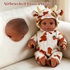 image:imageBABESIDE Black Baby Doll Girl 15 Inch Soft Cloth Body Realistic Dolls