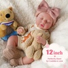 image:imageBABESIDE Reborn Baby Dolls Lucy 12 inch Full Vinyl Realistic Baby Doll
