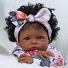 image:imageBABESIDE 2 Pcs Reborn Baby Doll Clothes with Headband for 1722 Inch Babydolls Floral Patterns Reborn Baby Doll Accessories for Realistic Dolls Girls Pink