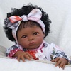 image:imageBABESIDE 2 Pcs Reborn Baby Doll Clothes with Headband for 1722 Inch Babydolls Floral Patterns Reborn Baby Doll Accessories for Realistic Dolls Girls Pink