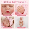 image:imageBABESIDE 12 Inch Drink and Wet Baby Doll Girl Soft Vinyl Reborn Doll
