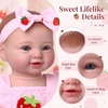 image:imageBABESIDE 15 Inch Baby Doll Realistic Full Vinyl Baby Doll with Accessories