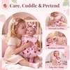 image:imageBABESIDE 15 Inch Baby Doll Realistic Full Vinyl Baby Doll with Accessories