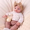 image:imageBABESIDE 17 Inch Realistic Baby Doll Reborn Girl Blue Eyes Set