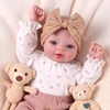 image:imageBABESIDE 17 Inch Realistic Baby Doll Reborn Girl Blue Eyes Set