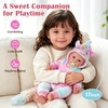 image:imageBABESIDE 17 Inch Reborn Baby Doll Girl Unicorn Outfit with Blue Eyes