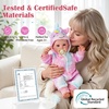 image:imageBABESIDE 17 Inch Reborn Baby Doll Girl Unicorn Outfit with Blue Eyes