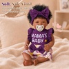 image:imageBABESIDE 17 Inch Reborn Baby Dolls Black Girl with Vinyl and Cloth Body
