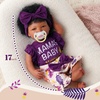 image:imageBABESIDE 17 Inch Reborn Baby Dolls Black Girl with Vinyl and Cloth Body