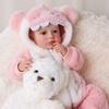 image:imageBABESIDE 20 Inch Reborn Baby Dolls Realistic Girl with Painted Hair