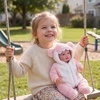 image:imageBABESIDE 20 Inch Reborn Baby Dolls Realistic Girl with Painted Hair