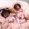 image:imageBABESIDE 20inch Black Reborn Baby Dolls Curly Hair Realistic Doll Girl