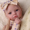 image:imageBABESIDE 20inch Reborn Baby Dolls Painted Blonde Hair Realistic Girl Doll