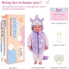 image:imageBABESIDE Baby Doll 17inch Large Realistic Soft Baby Doll with Vest OutfitLavender Star Unicorn