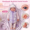 image:imageBABESIDE Baby Doll 17inch Large Realistic Soft Baby Doll with Vest OutfitLavender Star Unicorn