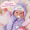 image:imageBABESIDE Baby Doll 17inch Large Realistic Soft Baby Doll with Vest OutfitLavender Star Unicorn