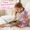 image:imageBABESIDE Baby Doll 17inch Large Realistic Soft Baby Doll with Vest OutfitLavender Star Unicorn