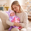 image:imageBABESIDE Baby Doll 17inch Large Realistic Soft Baby Doll with Vest OutfitPurple Pastel Unicorn