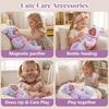 image:imageBABESIDE Baby Doll 17inch Large Realistic Soft Baby Doll with Vest OutfitRainbow