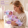 image:imageBABESIDE Baby Doll 17inch Large Realistic Soft Baby Doll with Vest OutfitRainbow