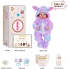 image:imageBABESIDE Baby Doll 17inch Large Realistic Soft Baby Doll with Vest OutfitRainbow
