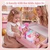image:imageBABESIDE Baby Doll 17inch Large Realistic Soft Baby Doll with Vest OutfitWhite