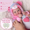 image:imageBABESIDE Baby Doll 17inch Large Realistic Soft Baby Doll with Vest OutfitWhite
