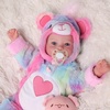 image:imageBABESIDE Baby Doll 17inch Large Realistic Soft Baby Doll with Vest OutfitWhite