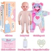 image:imageBABESIDE Baby Doll 17inch Large Realistic Soft Baby Doll with Vest OutfitWhite