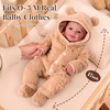 image:imageBABESIDE Reborn Baby Dolls Boy 17 Inch Realistic Baby Doll with Cloth Body