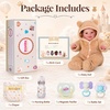 image:imageBABESIDE Reborn Baby Dolls Boy 17 Inch Realistic Baby Doll with Cloth Body