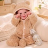 image:imageBABESIDE Reborn Baby Dolls Boy 17 Inch Realistic Baby Doll with Cloth Body