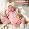 image:imageBABESIDE Reborn Baby Dolls Girl 17 Inch with Soft Cloth Body