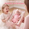 image:imageBABESIDE Reborn Baby Dolls Girl 17 Inch with Soft Cloth Body