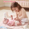 image:imageBABESIDE Reborn Baby Dolls Girl 17 Inch with Soft Cloth Body