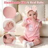 image:imageBABESIDE Reborn Baby Dolls Girl 17 Inch with Soft Cloth Body