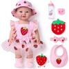image:imageBABESIDE 15 Inch Baby Doll Realistic Full Vinyl Baby Doll with Accessories