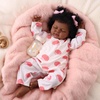 image:imageBABESIDE 20inch Black Reborn Baby Dolls Curly Hair Realistic Doll Girl