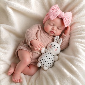 image:imageBABESIDE 17 Inch Reborn Baby Dolls Realistic Soft Cloth Body Girl